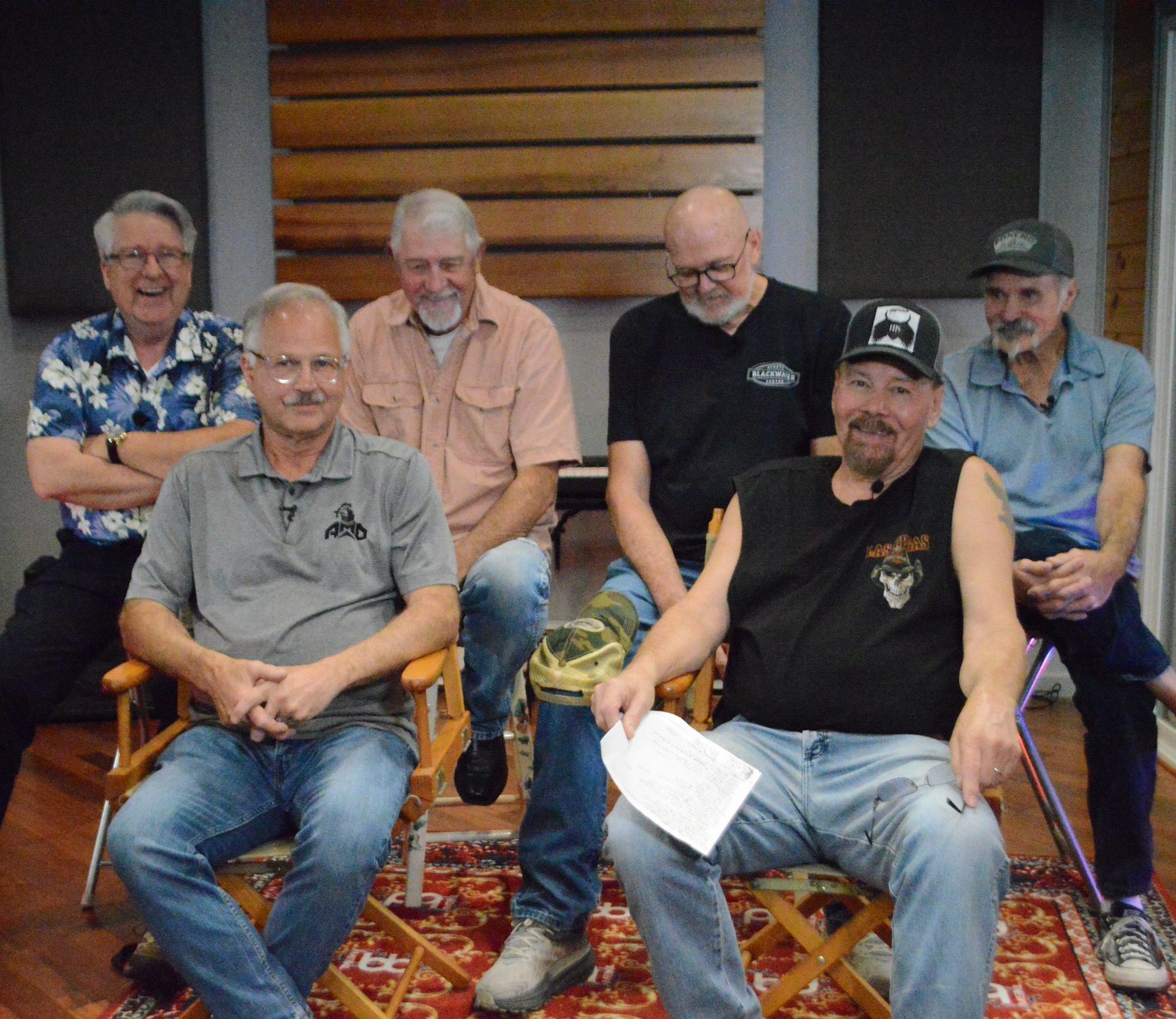 Dave Weldon, Dave Layton, Jeff Shaw, Bobby Aleger, Alen Belcher and Allen Sattler of Slayer